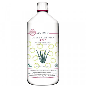 Avivir Drikke Aloe Vera 95 % Æble (1 liter)