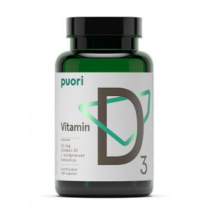 PurePharma Vitamin D3 med Kokosolie (120 kapsler)