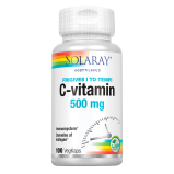 Solaray - C-vitamin 500 mg (100 kapslar)